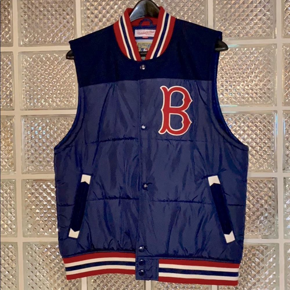 Boston Red Sox puff vest